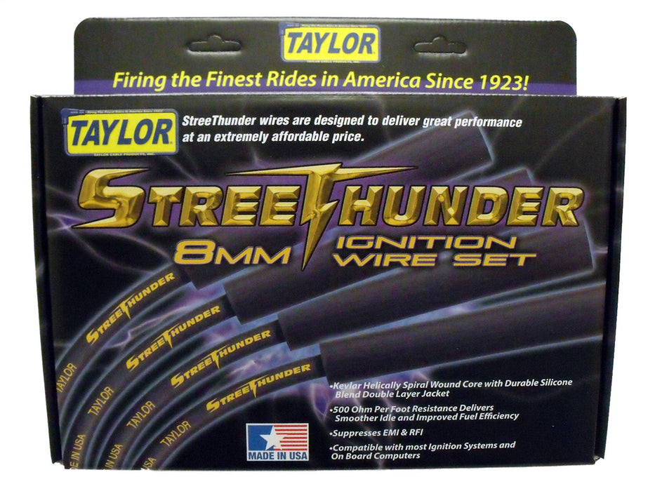 Taylor Cable 52050 Street Thunder 8mm Ignition Wire Set - Truck Part Superstore