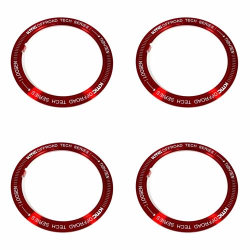 KMC T1752-RING-RD KM100/101/102 CAP RING - RED - Truck Part Superstore