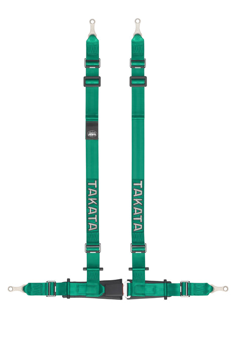 TAKATA TR74001US-H2 Harness Drift 4 Pt Bolt- 2in Shldr & Lap Green