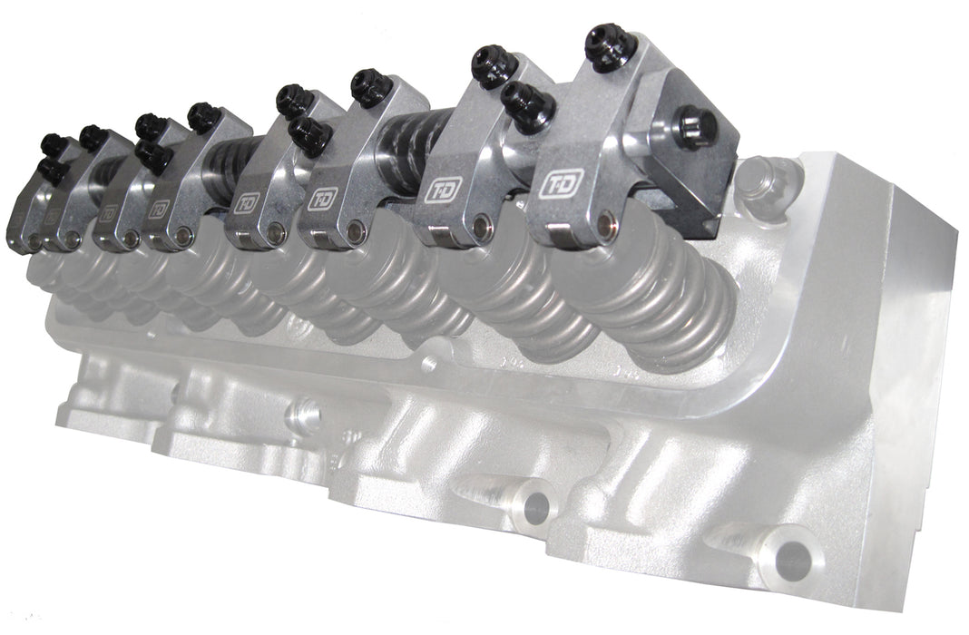 T AND D MACHINE 7022 BBF FE Shaft Rocker Arm Kit w/Edelbrock Heads