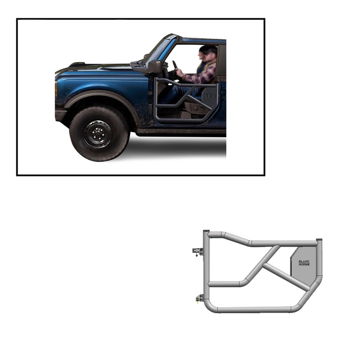 Black Horse Off Road TFDFB21 Metal Steel Tubular - Truck Part Superstore