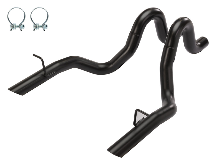 Pypes Performance Exhaust TFM15B 1986-1993 Mustang 3 Inch Tailpipe Exhaust Kit BLACK 304 Stainless TFM15B - Truck Part Superstore