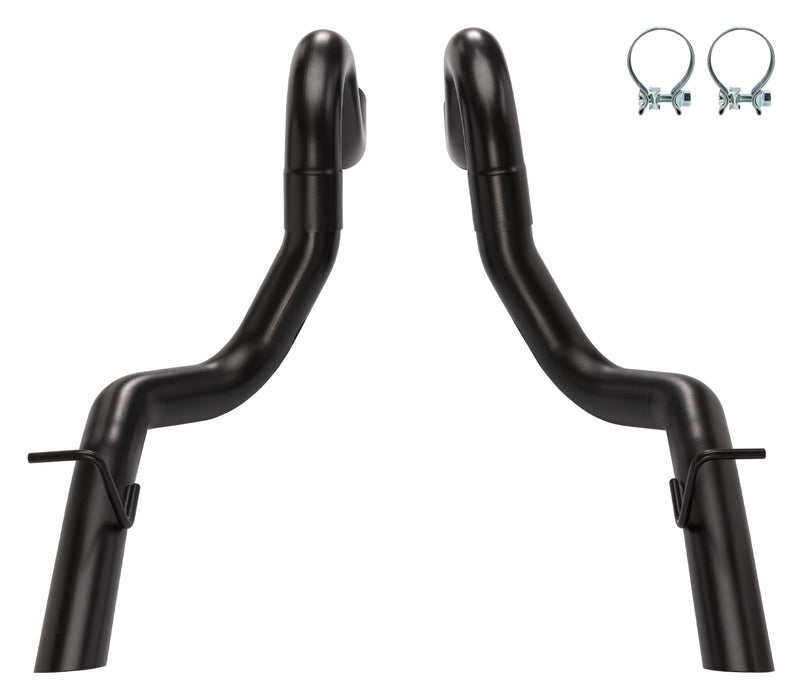 Pypes Performance Exhaust TFM15B 1986-1993 Mustang 3 Inch Tailpipe Exhaust Kit BLACK 304 Stainless TFM15B - Truck Part Superstore