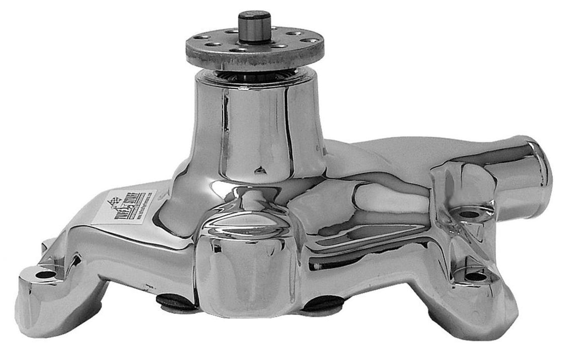 TUFF-STUFF 1394NB SBC Alum. Short Water Pump Polished 5/8in