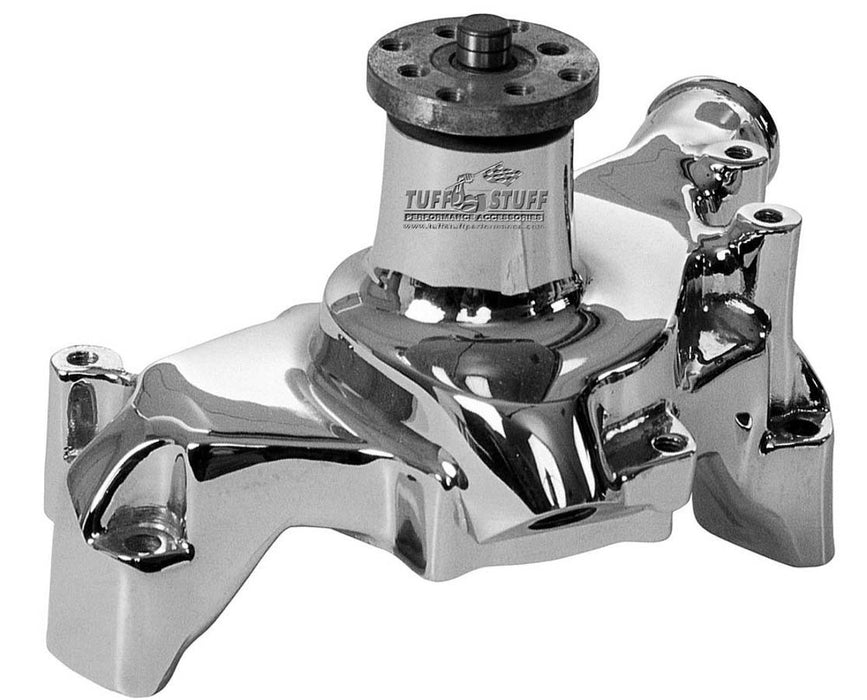 TUFF-STUFF 1511NA SBC Alum. Long Water Pump Chrome