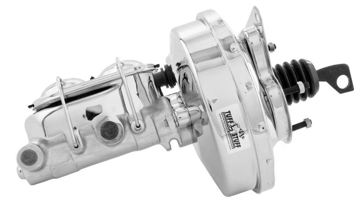 TUFF-STUFF 2125NA 9in Diaphram Booster/ Master Cylinder Chrome