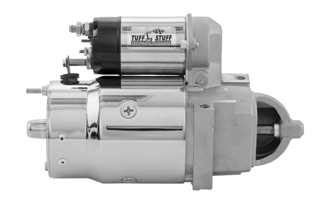 TUFF-STUFF 3510A Chevy Starter Chrome Sta ggered Bolt Pattern