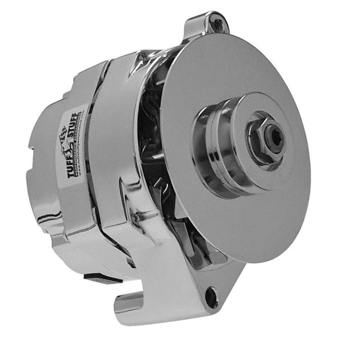 TUFF-STUFF 7068RD Ford Alternator Chrome 1 Wire 1 Groove Pulley