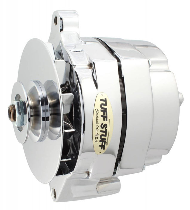 TUFF-STUFF 7078NB Ford Alt 70 Amp Chrome 1 Wire 1 Groove Pulley