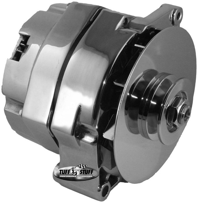 TUFF-STUFF 7102NA GM Alternator 80 Amp Ext Reg Chrome
