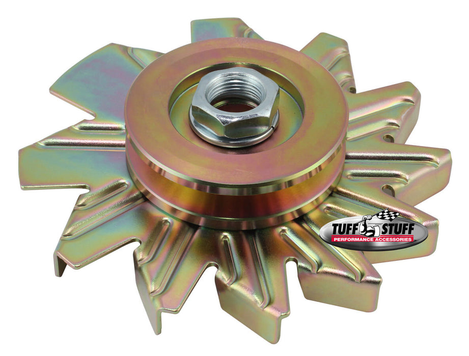 TUFF-STUFF 7600AD Alternator Gold Zinc Fan And Pulley Combo