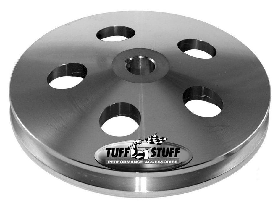 TUFF-STUFF 8488A Power Steering Pump Pulley Chrome