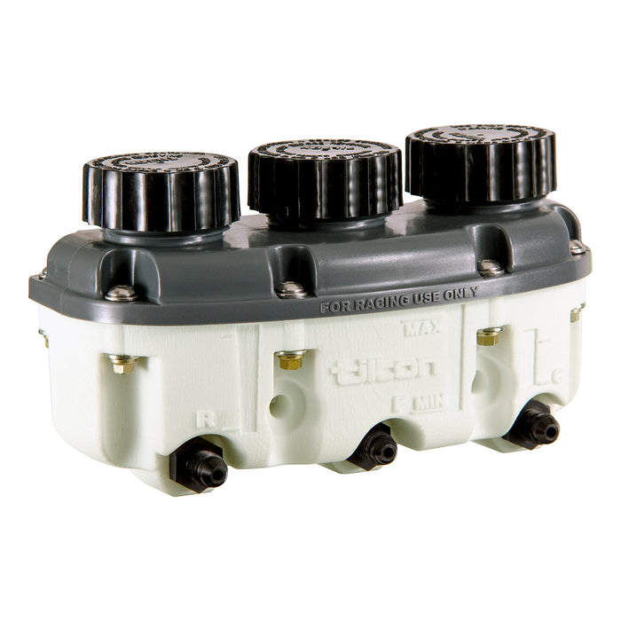 TILTON 72-578 Reservoir Plastic 3- Chamber Low Profile -4an