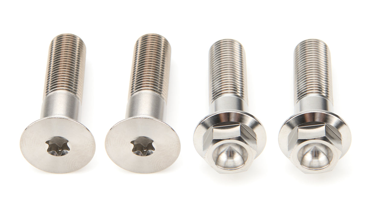 Ti22 PERFORMANCE 1083 Arm To Spindle Bolt Kit Titanium 4pcs
