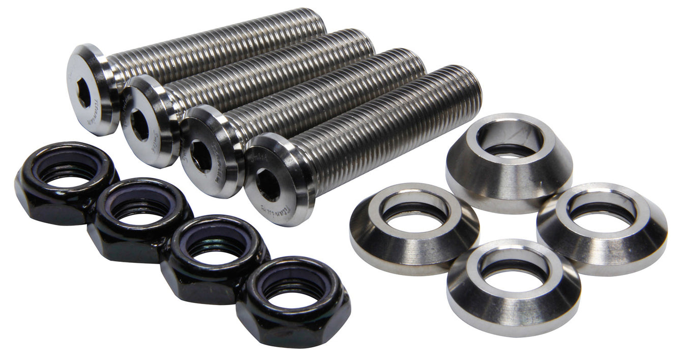 Ti22 PERFORMANCE 1164 Button Head Tie Rod And Drag Link Kit Titanium