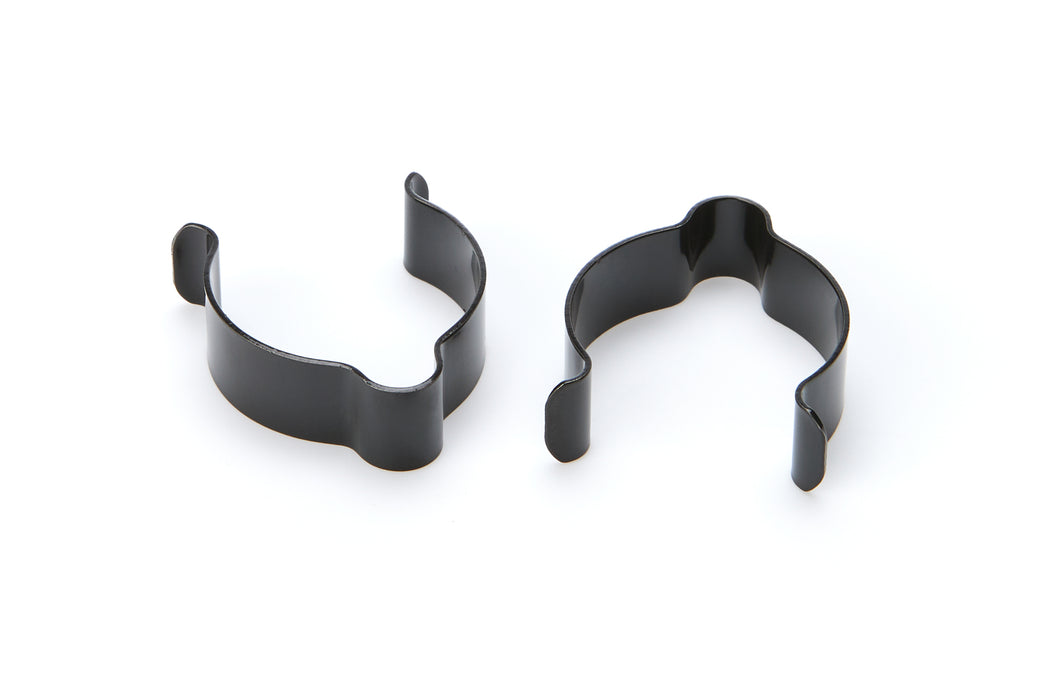 Ti22 PERFORMANCE 4531 Brake Line Clip 1.25in Stainless Steel Pair Blk