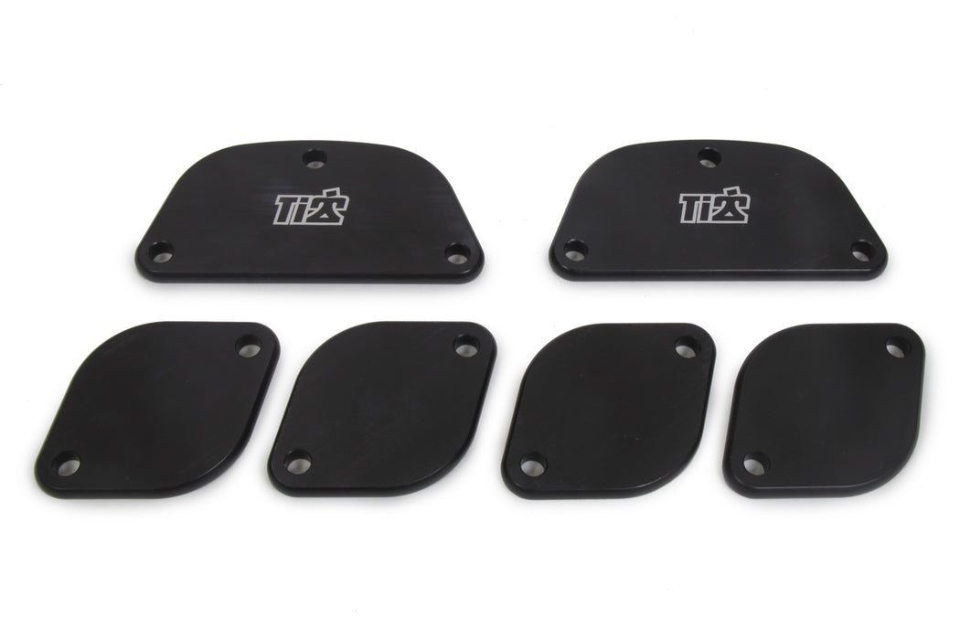 Ti22 PERFORMANCE 5120 Exhaust Port Blockoffs Aluminum Spread Port
