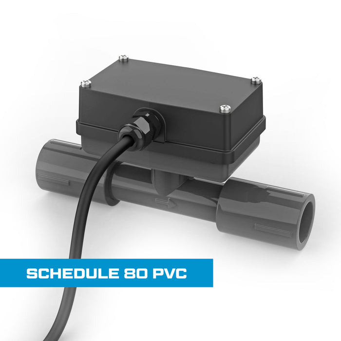Turbine Flow Meter, Schedule 80 PVC for Water - Truck Part Superstore