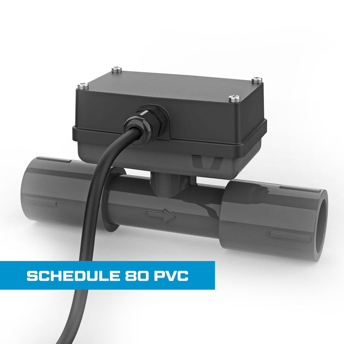 Turbine Flow Meter, Schedule 80 PVC for Water - Truck Part Superstore