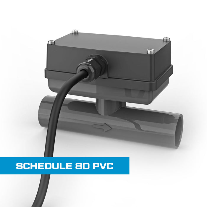 Turbine Flow Meter, Schedule 80 PVC for Water - Truck Part Superstore