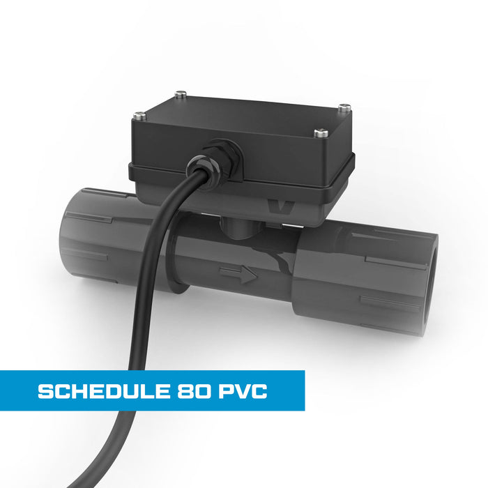 Turbine Flow Meter, Schedule 80 PVC for Water - Truck Part Superstore