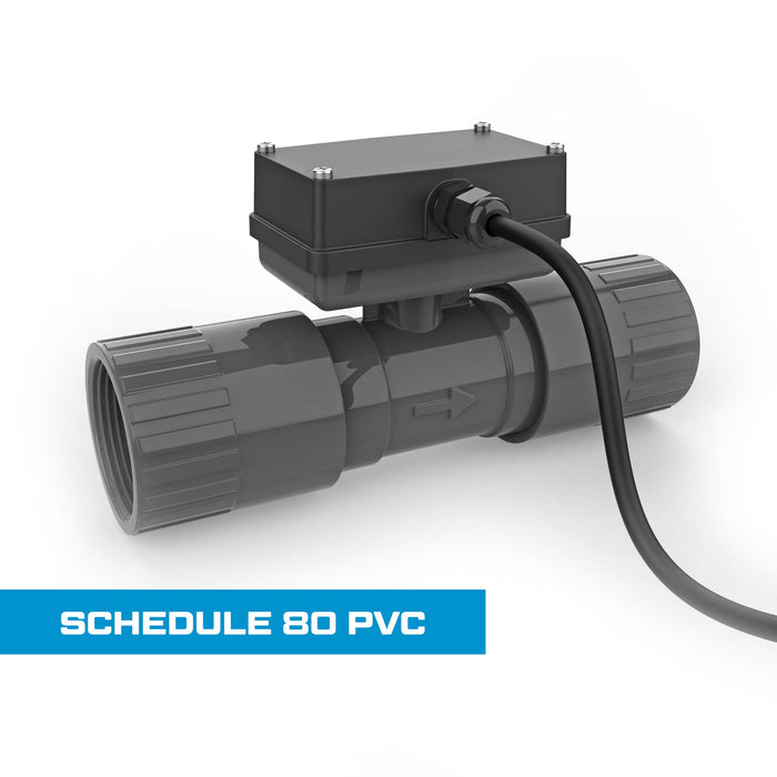 Turbine Flow Meter, Schedule 80 PVC for Water - Truck Part Superstore