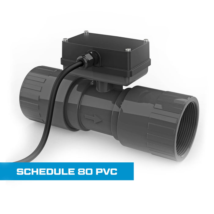 Turbine Flow Meter, Schedule 80 PVC for Water - Truck Part Superstore