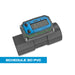 Turbine Flow Meter, Battery Powered Display, Schedule 80 PVC for Water - Truck Part Superstore