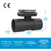 Turbine Flow Meter, Battery Powered Display, Schedule 80 PVC for Water - Truck Part Superstore