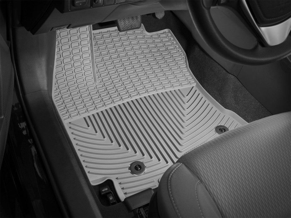 Weathertech W320GR - All Weather Floor Mats Gray Front - Truck Part Superstore