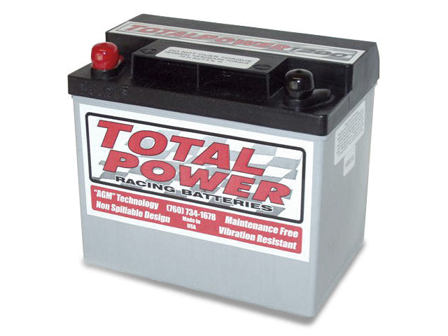 TOTAL POWER BATTERY TP1200 24lb Racing Battery 385 CCA 600CA