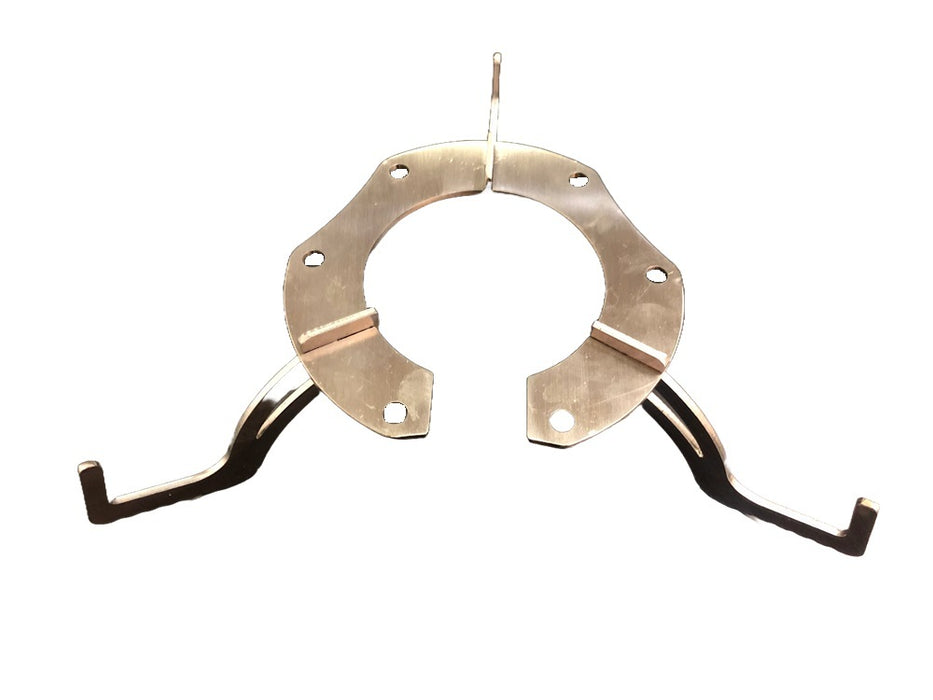 TRUE PERFORMANCE & FABRICATION DTR7006 Compressed Gas Bottle Hook Stainless Steel