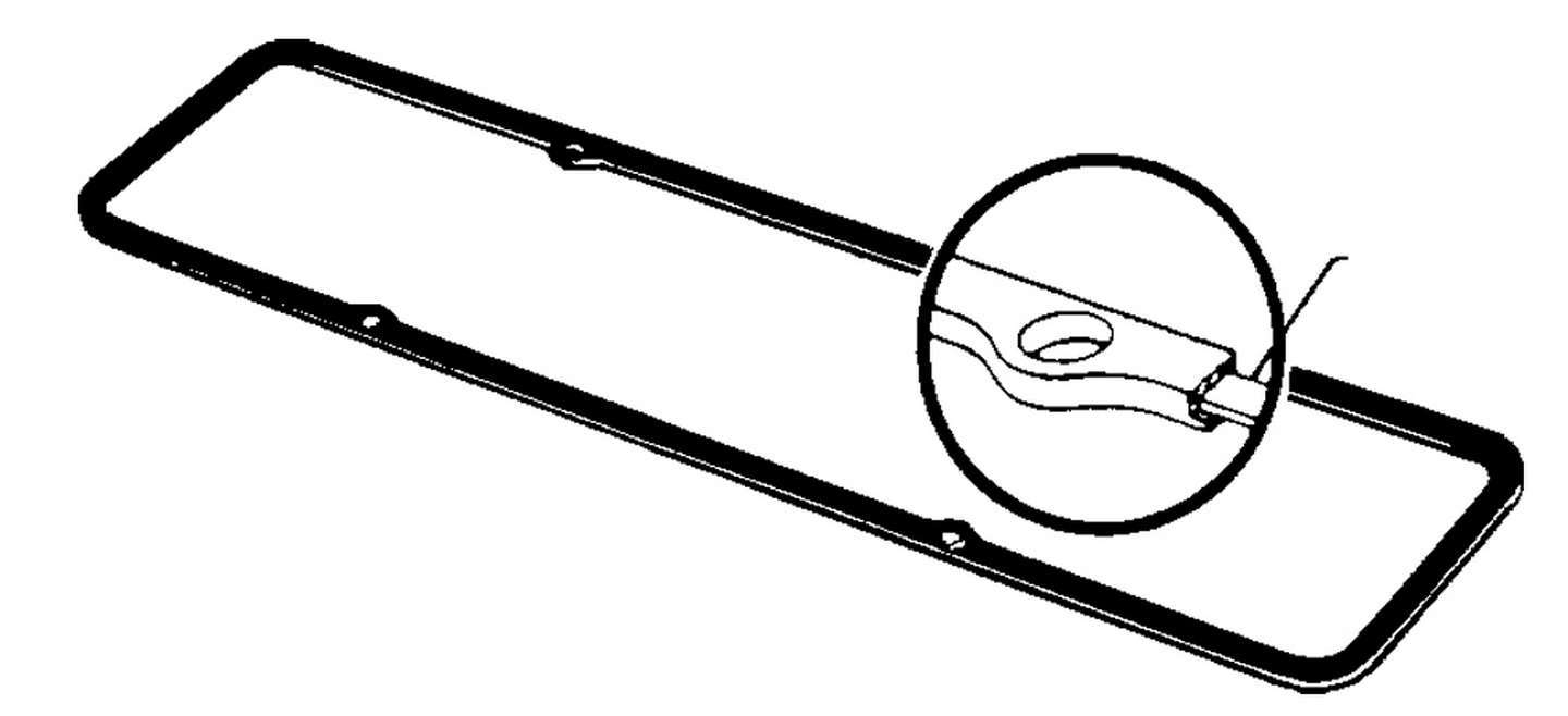 TRANS-DAPT 9168 Sb Chevy Vlv Cvr Gaskets