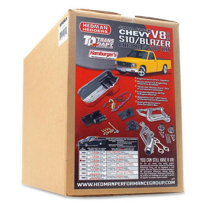 TRANS-DAPT 99061 S10 Swap-In-A-Box Kit Complete V8