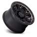 Fuel 1PC D82417909450 D824 17X9 6X120 M-BLK-DDT 1MM - Truck Part Superstore