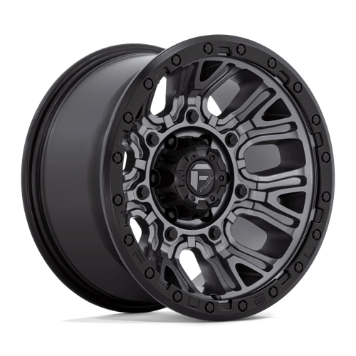 Fuel 1PC D82517907545 D825 17X9 5X5.0 M-GNMTL BLK-RG -12MM - Truck Part Superstore