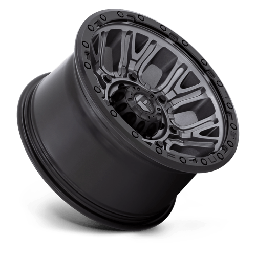 Fuel 1PC D82517907545 D825 17X9 5X5.0 M-GNMTL BLK-RG -12MM - Truck Part Superstore