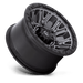 Fuel 1PC D82517907545 D825 17X9 5X5.0 M-GNMTL BLK-RG -12MM - Truck Part Superstore