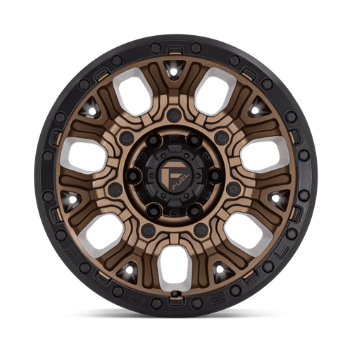 Fuel 1PC D82620907550 D826 20X9 5X5.0 M-BRZ BLK-RG 1MM - Truck Part Superstore