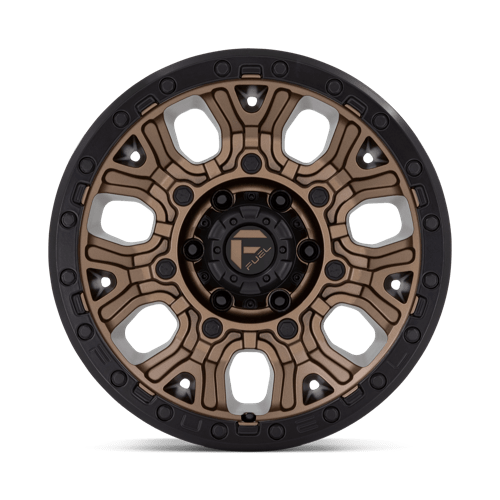 Fuel 1PC D82617908450 D826 17X9 6X5.5 M-BRZ BLK-RG 1MM - Truck Part Superstore