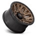 Fuel 1PC D82620008447 D826 20X10 6X5.5 M-BRZ BLK-RG -18MM - Truck Part Superstore