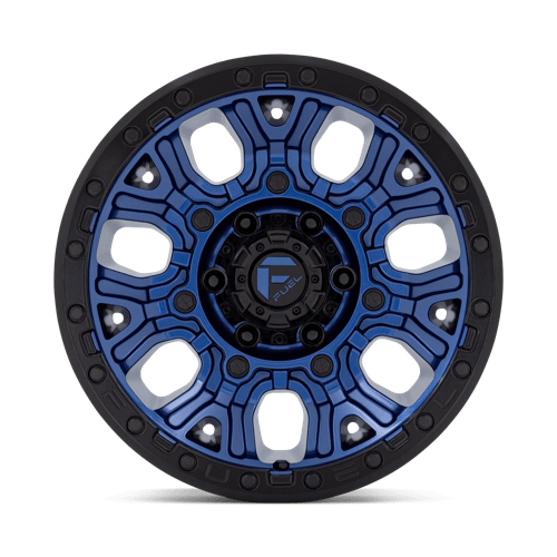 Fuel 1PC D82717908450 D827 17X9 6X5.5 DK-BLUE BLK-RG 1MM - Truck Part Superstore