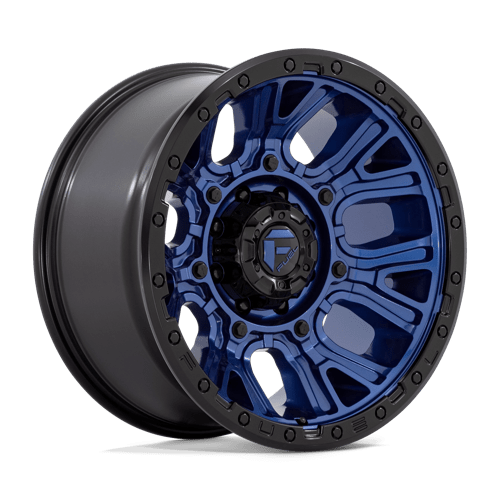 Fuel 1PC D82720008247 D827 20X10 8X6.5 DK-BLUE BLK-RG -18MM - Truck Part Superstore