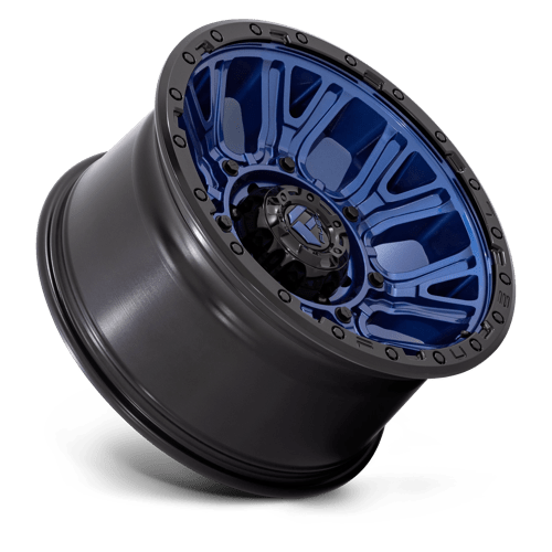Fuel 1PC D82720008247 D827 20X10 8X6.5 DK-BLUE BLK-RG -18MM - Truck Part Superstore