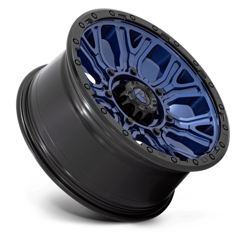 Fuel 1PC D82720908950 D827 20X9 6X135 DK-BLUE BLK-RG 1MM - Truck Part Superstore
