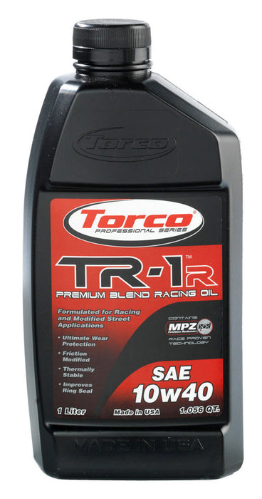 TORCO A141040C TR-1 Racing Oil 10w40 Case/12-1 Liter