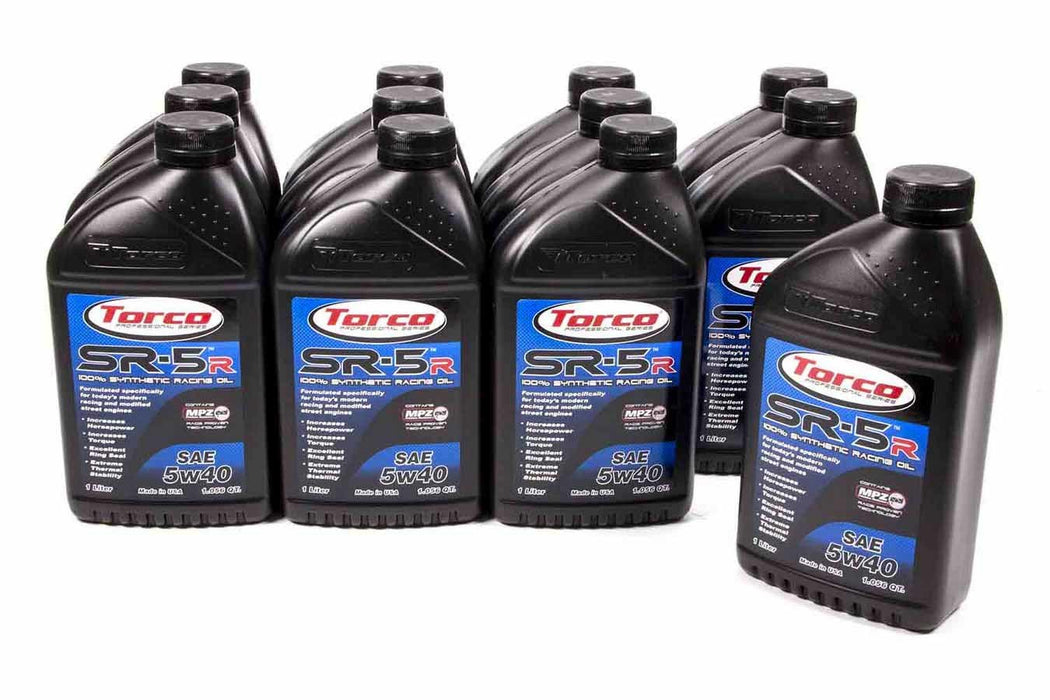 TORCO A150540C SR-5 Synthetic Oil 5w40 Case/12-1 Liter