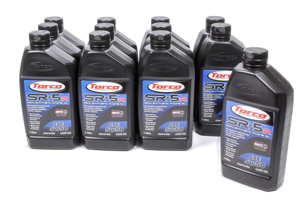 TORCO A150550C SR-5 Synthetic Oil 5w50 Case/12