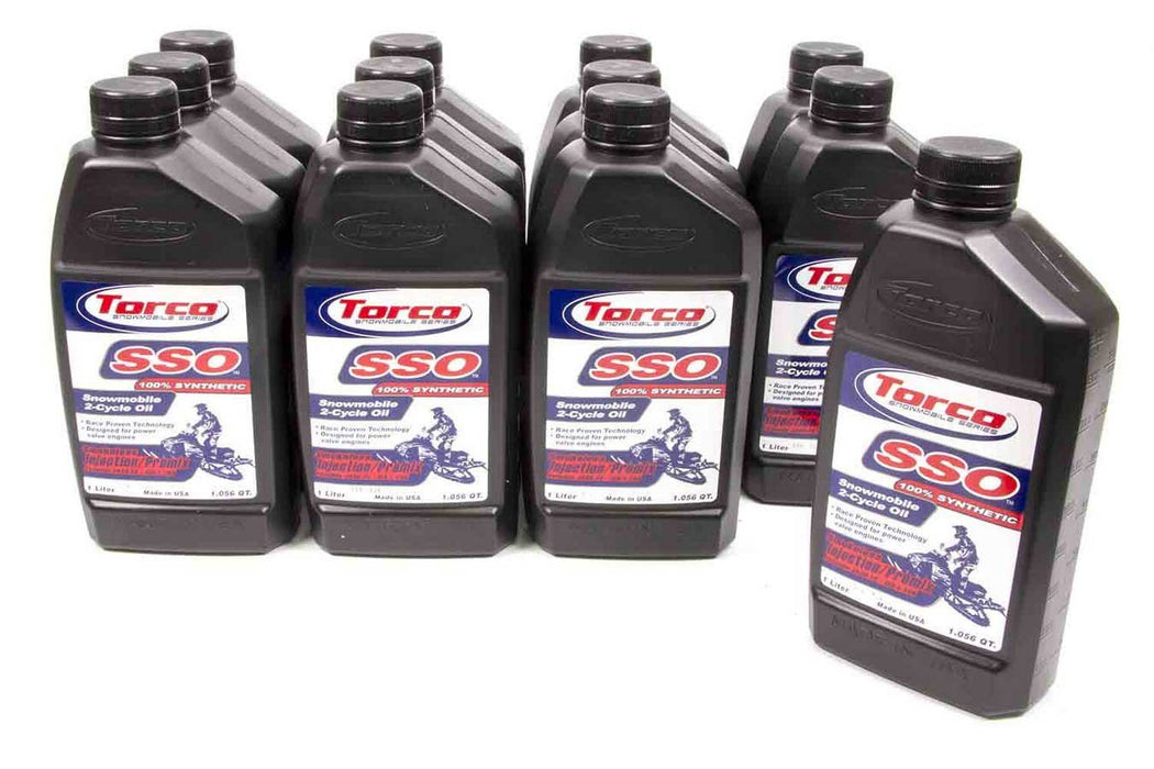 TORCO S960066C SSO Synthetic 2 Cycle Snowmobile Oil Case/12