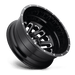 Fuel 1PC D58122829225 D581 22X8.25 8X200 GL-BLK-MIL -176MM - Truck Part Superstore